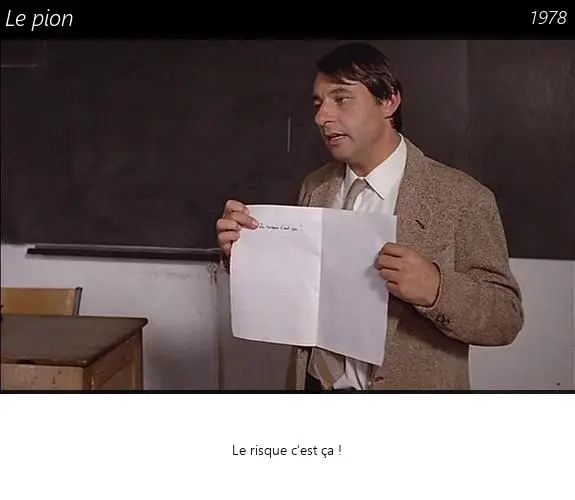 Vignette : Le pion